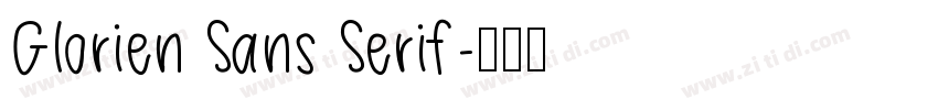 Glorien Sans Serif字体转换